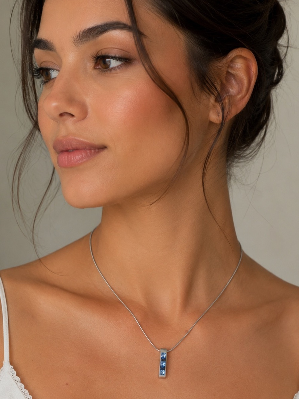 Brighton Spectrum Blue Crystal Pendant Necklace